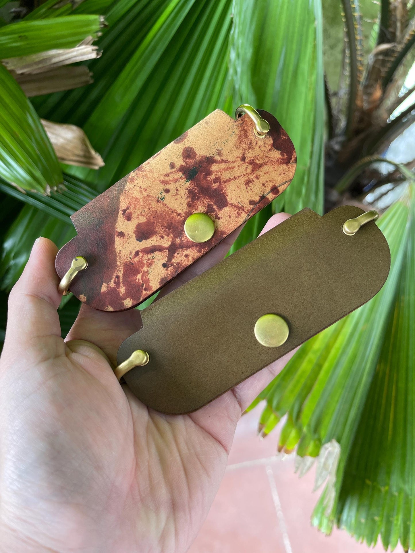 Shell Cordovan Key Folder