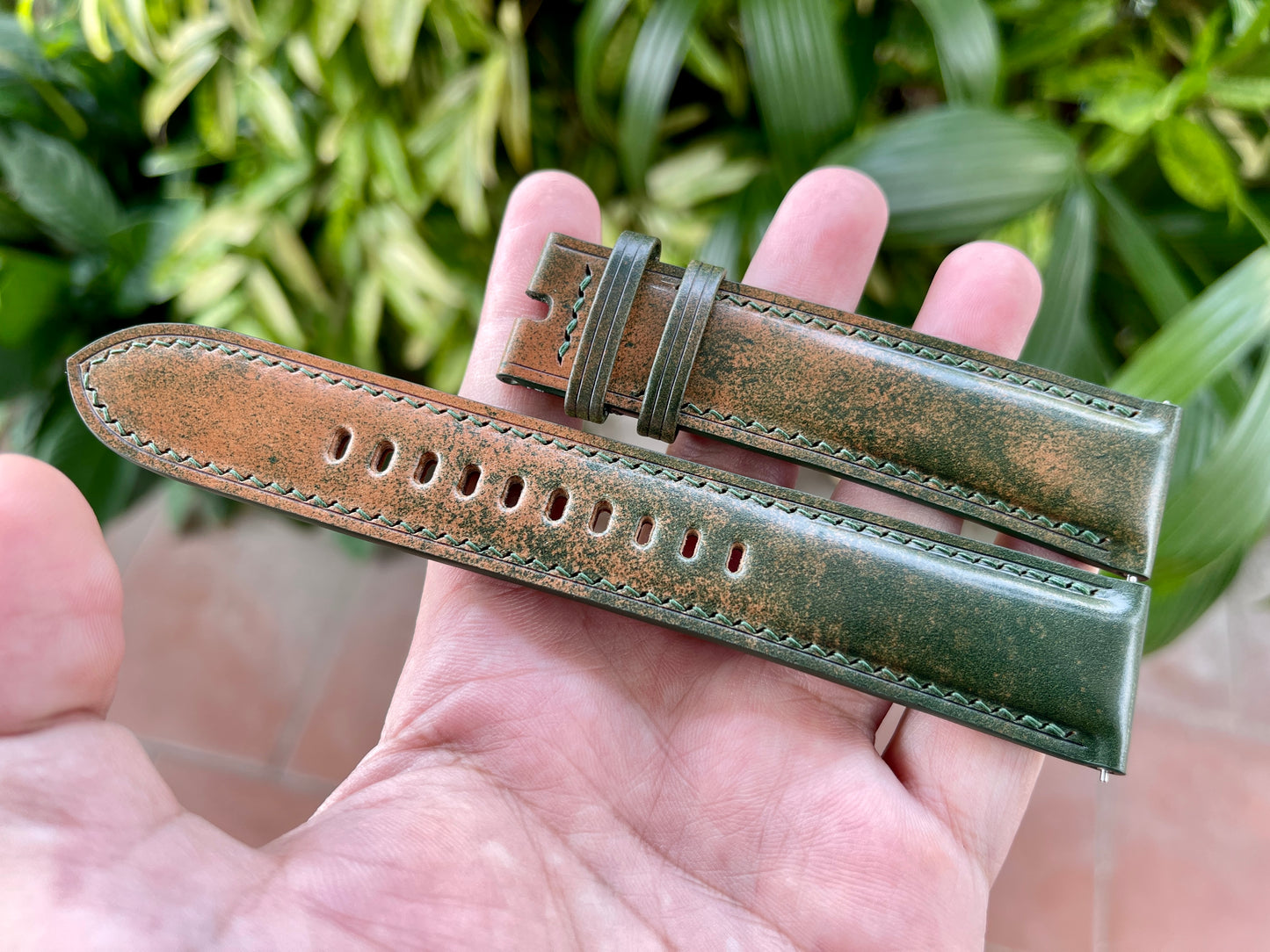 Shell Cordovan Watch Strap 22mm 24mm 26mm 27mm For Panerai and other watches
