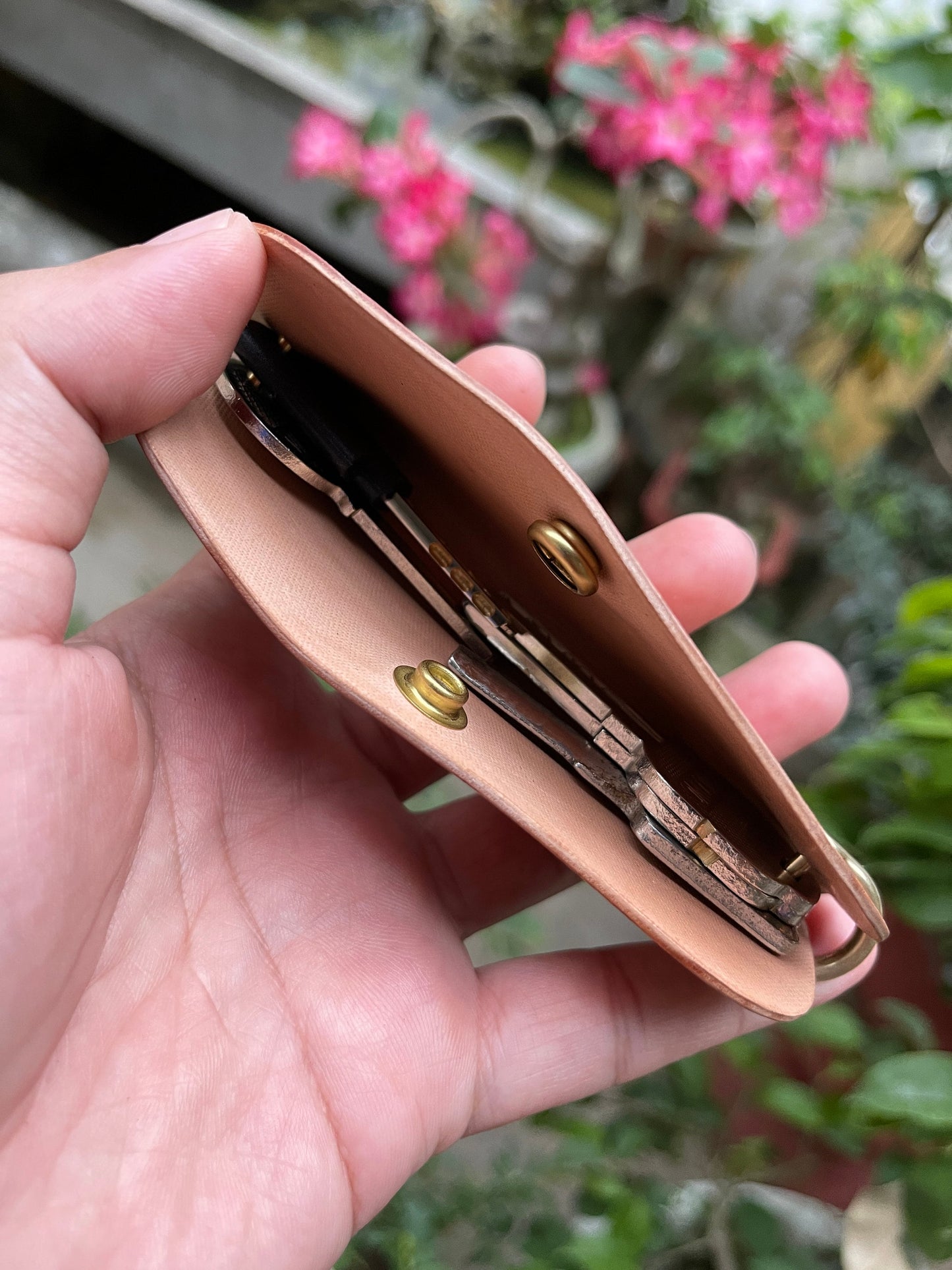 Shell Cordovan Key Folder