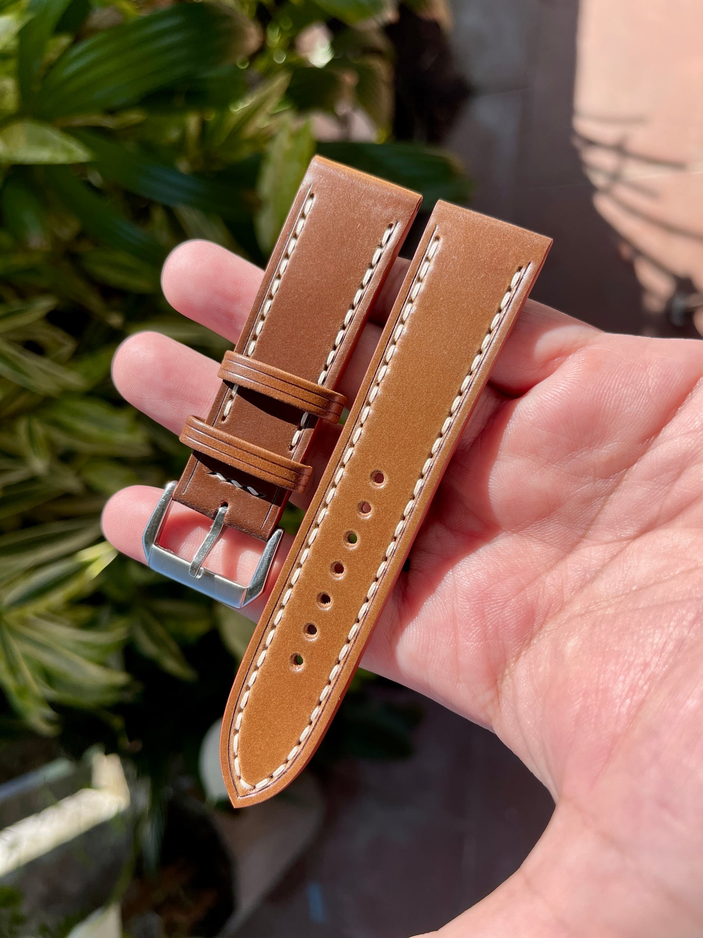 Horween Shell Cordovan Watch Strap Ultra Edition
