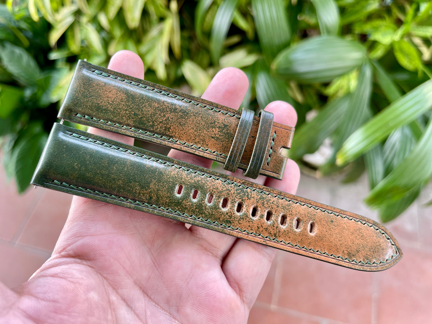 Shell Cordovan Watch Strap 22mm 24mm 26mm 27mm For Panerai and other watches