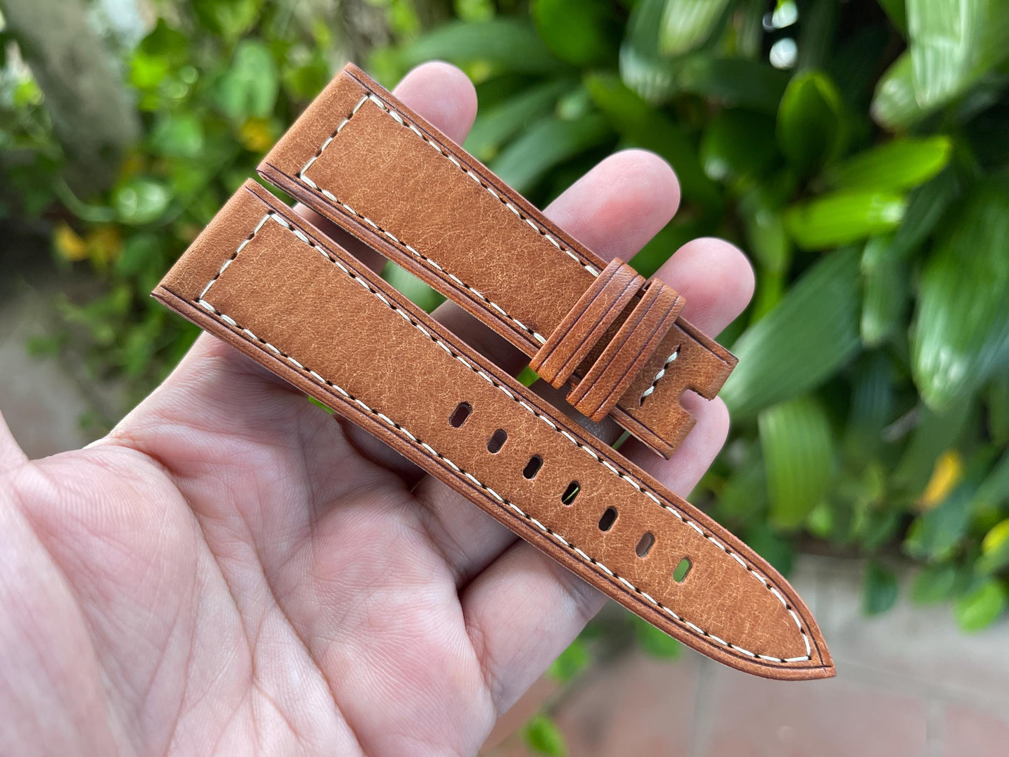 Pueblo Leather Watch Strap for Panerai, Multiple Color Options