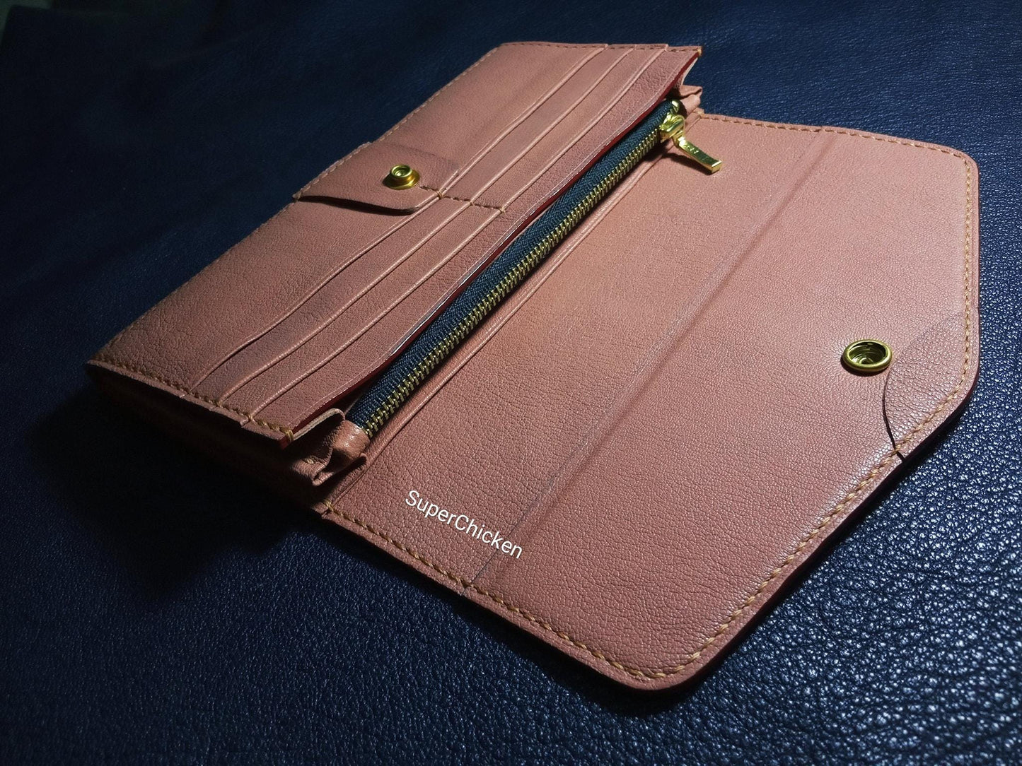 DXF Pattern Long Wallet, Fully Editable Vector Files for Laser Cutter