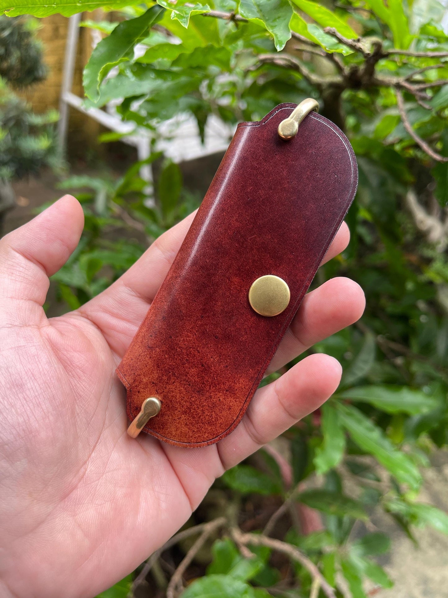 Shell Cordovan Key Folder