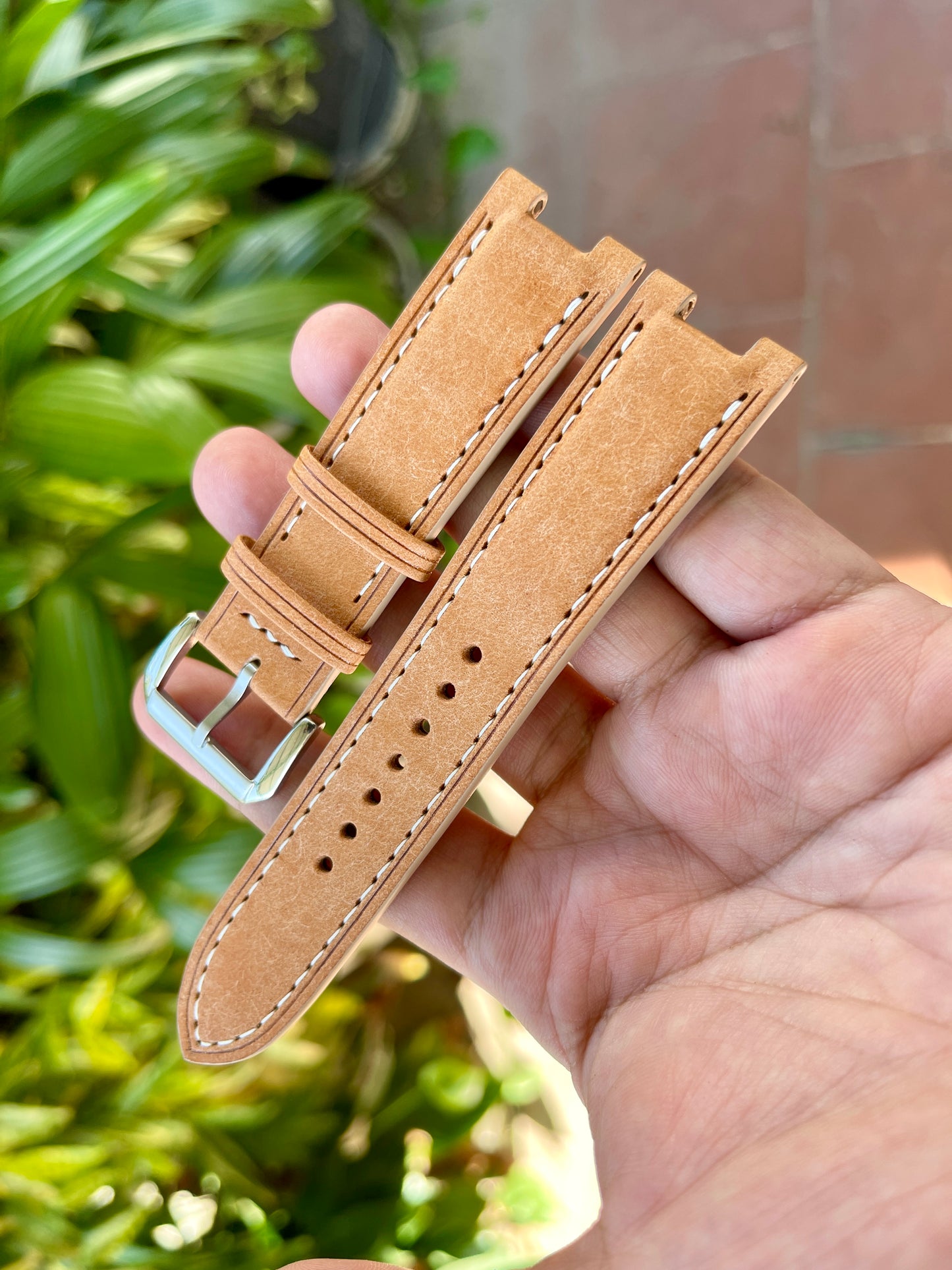Center Notched Watch Strap From Pueblo Leather