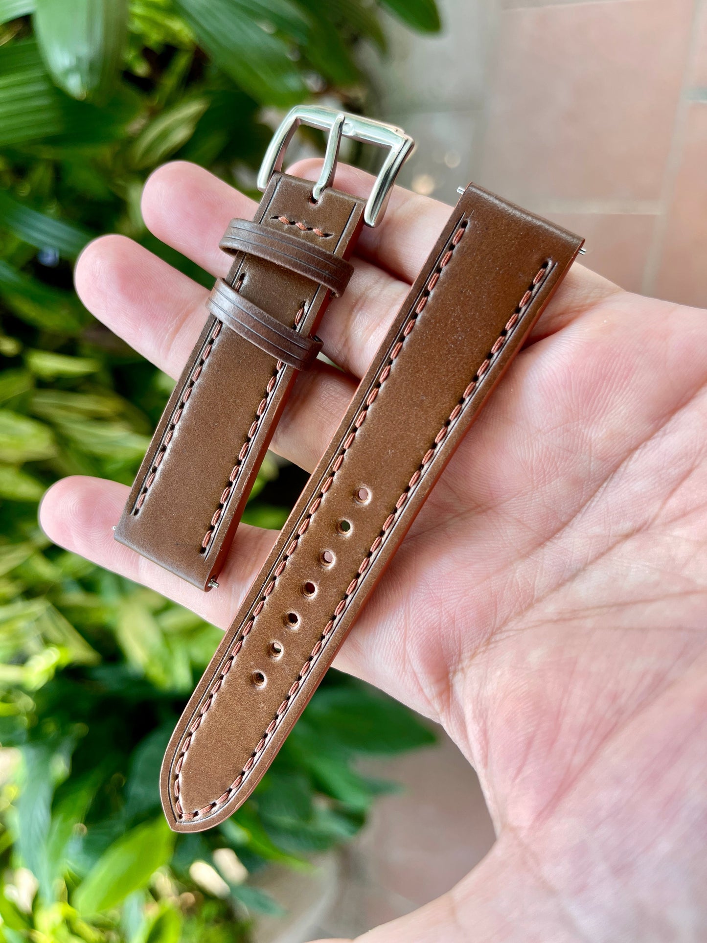 Horween Shell Cordovan Watch Strap Ultra Edition