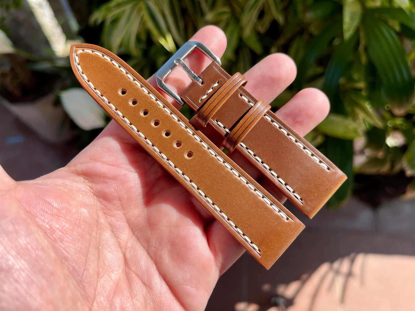Horween Shell Cordovan Watch Strap Ultra Edition