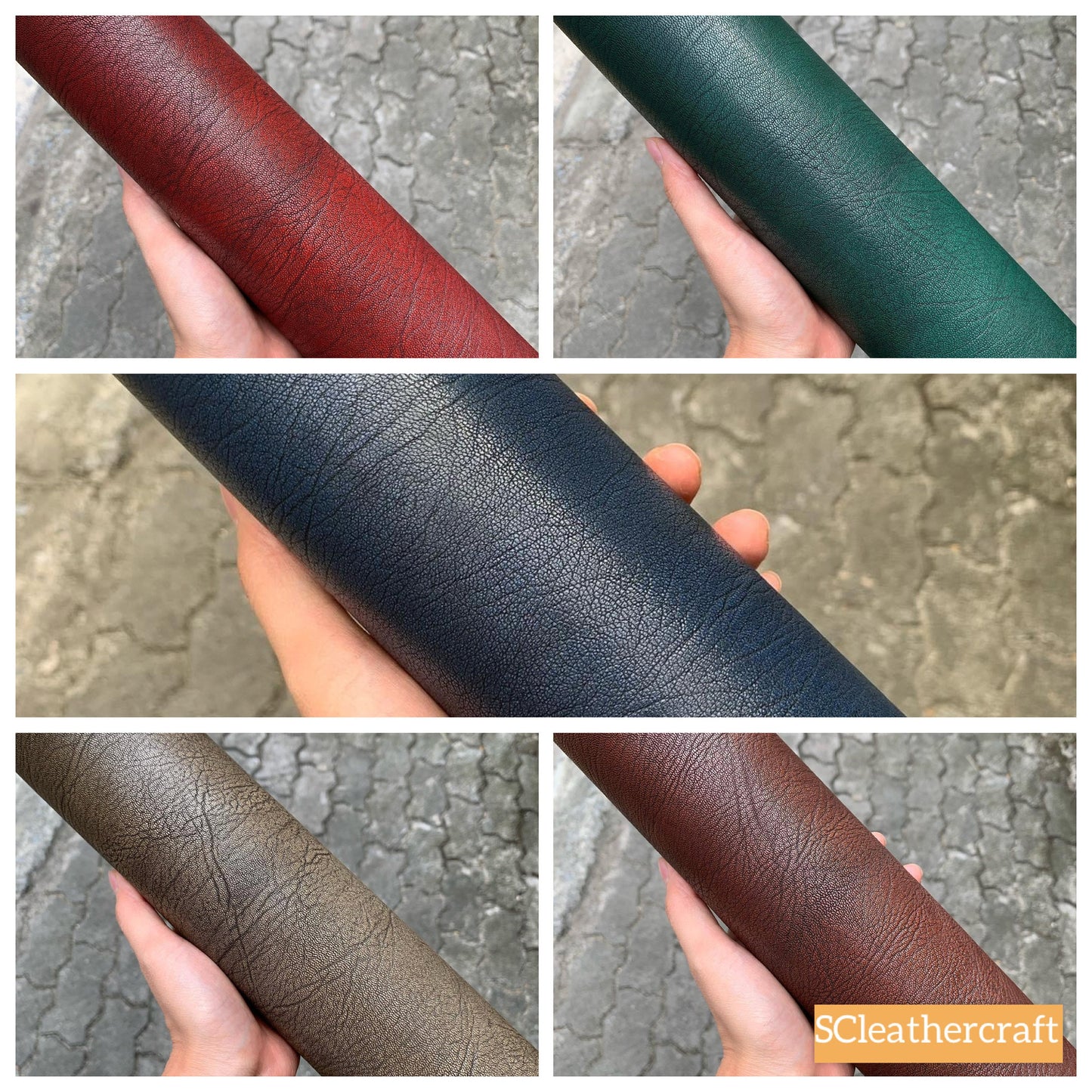 Red Wine Alran Goat Leather Watch Strap With Quick Release Spring Bars