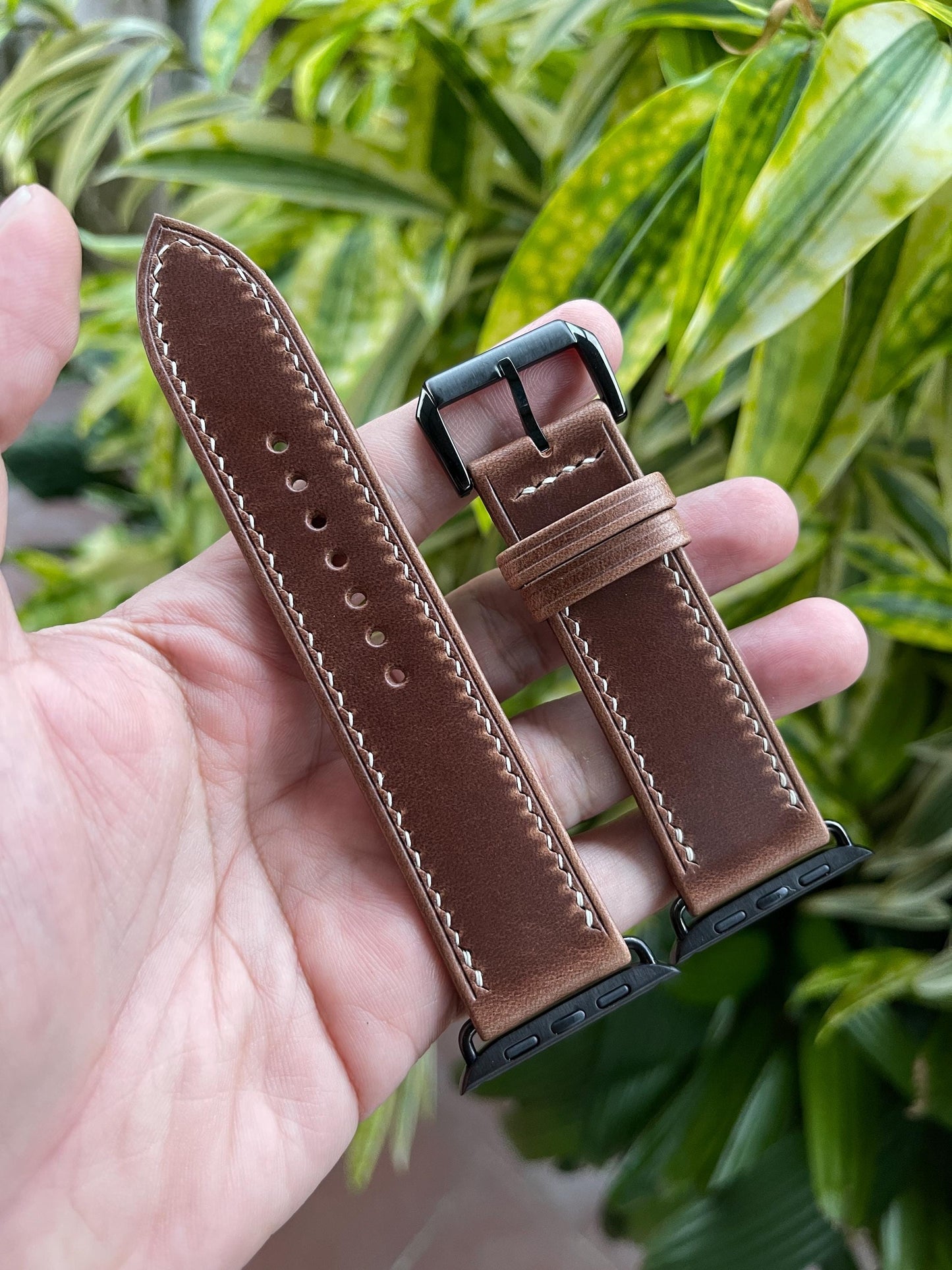 Chromexcel Folded Edge Watch Strap