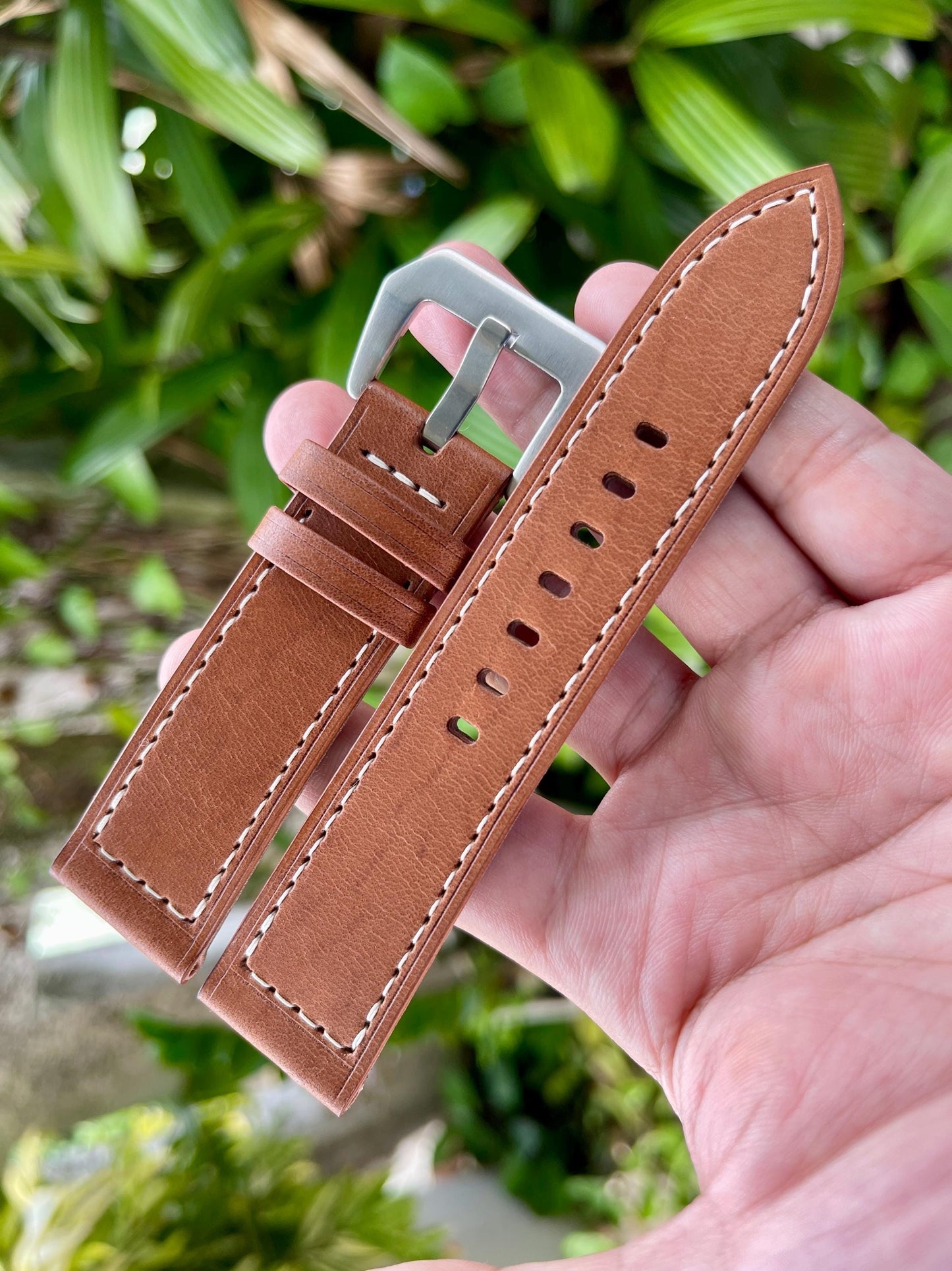 Horween Leather Watch Strap For Panerai
