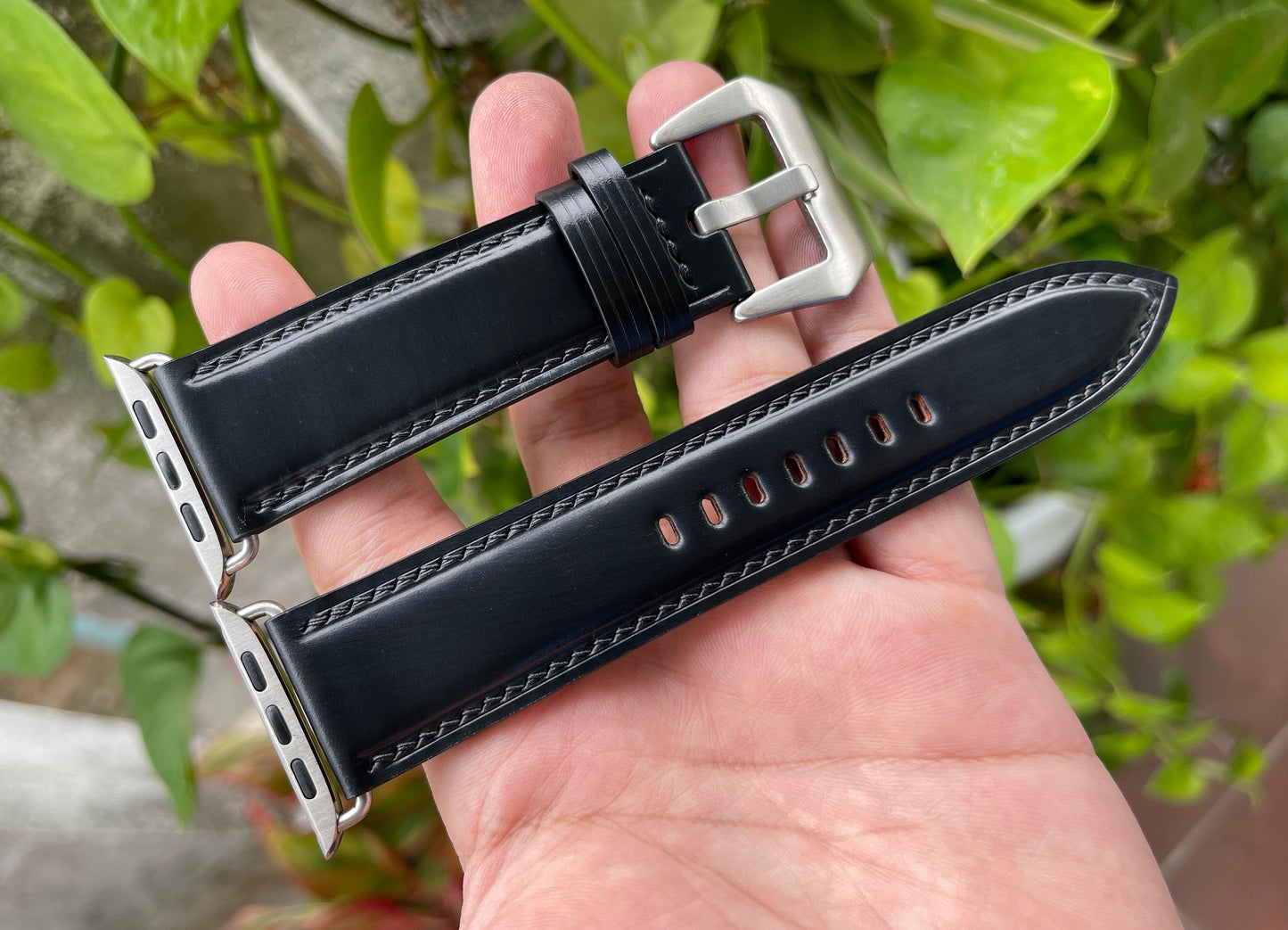 Shell Cordovan Watch Strap for Panerai and other watches