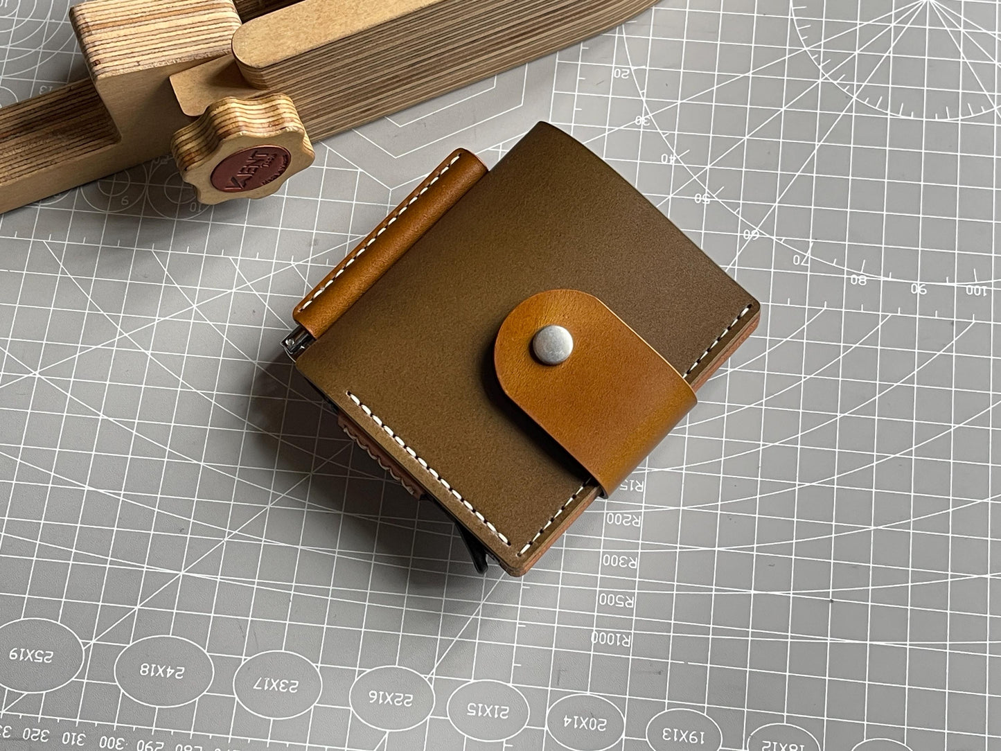 SC Wallet 4-Shell Cordovan Pop Up Wallet, RFID Protected Slim Mechanical Card Holder