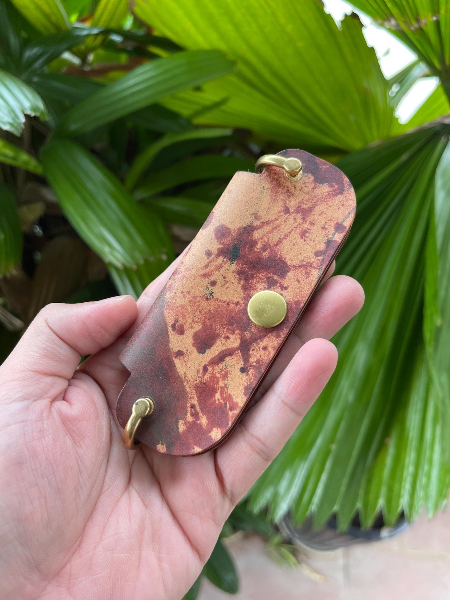 Shell Cordovan Key Folder