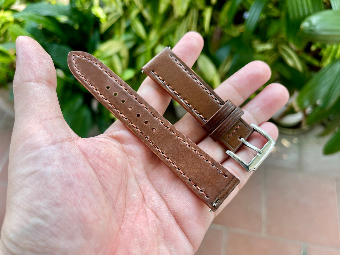 Horween Shell Cordovan Watch Strap Ultra Edition