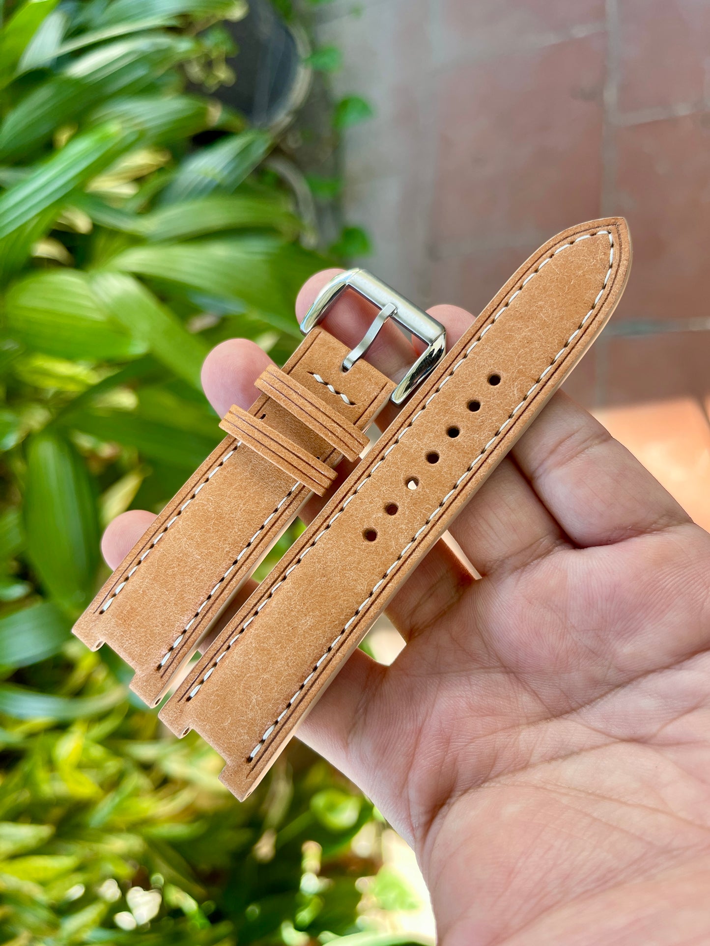Center Notched Watch Strap From Pueblo Leather