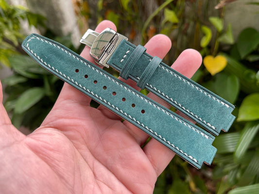 Corner Notched, Center Notched Watch Strap From Pueblo Leather