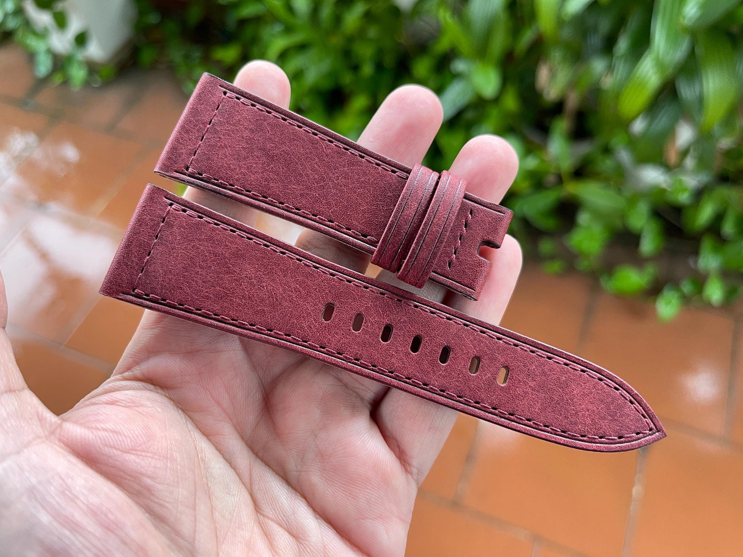 Pueblo Leather Watch Strap for Panerai, Multiple Color Options