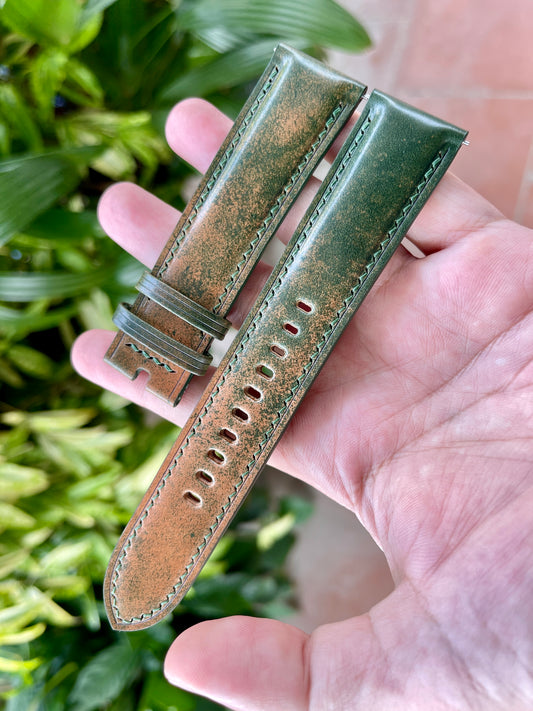 Shell Cordovan Watch Strap 22mm 24mm 26mm 27mm For Panerai and other watches
