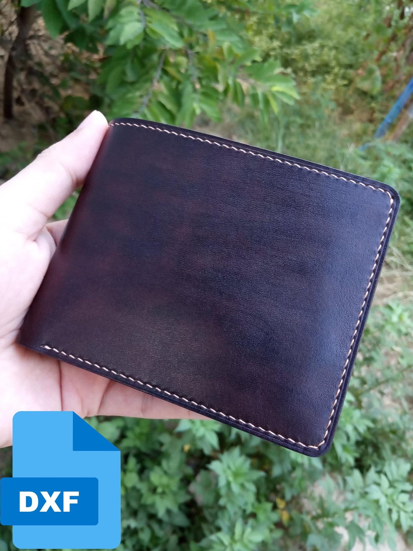 6 Bifold Wallet DXF Pattern Bundle, Fully Editable Vector Files for Laser Cutter