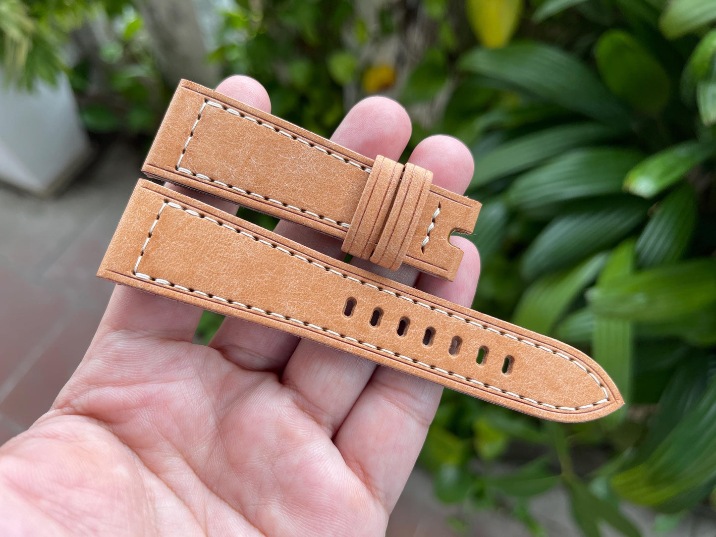 Pueblo Leather Watch Strap for Panerai, Multiple Color Options