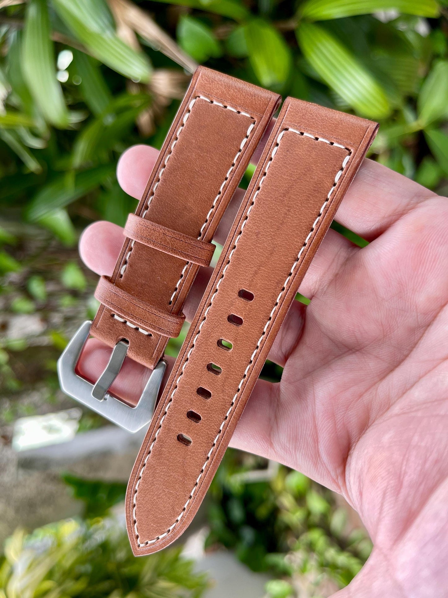 Horween Leather Watch Strap For Panerai