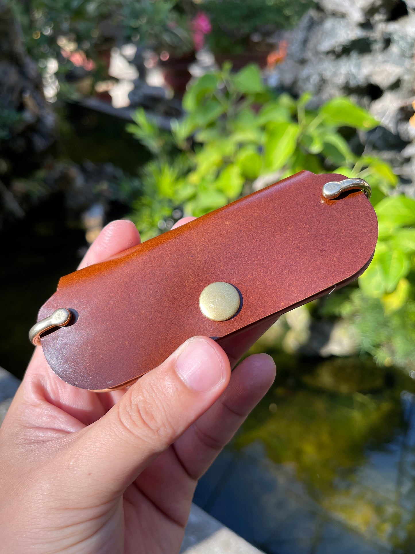 Shell Cordovan Key Folder