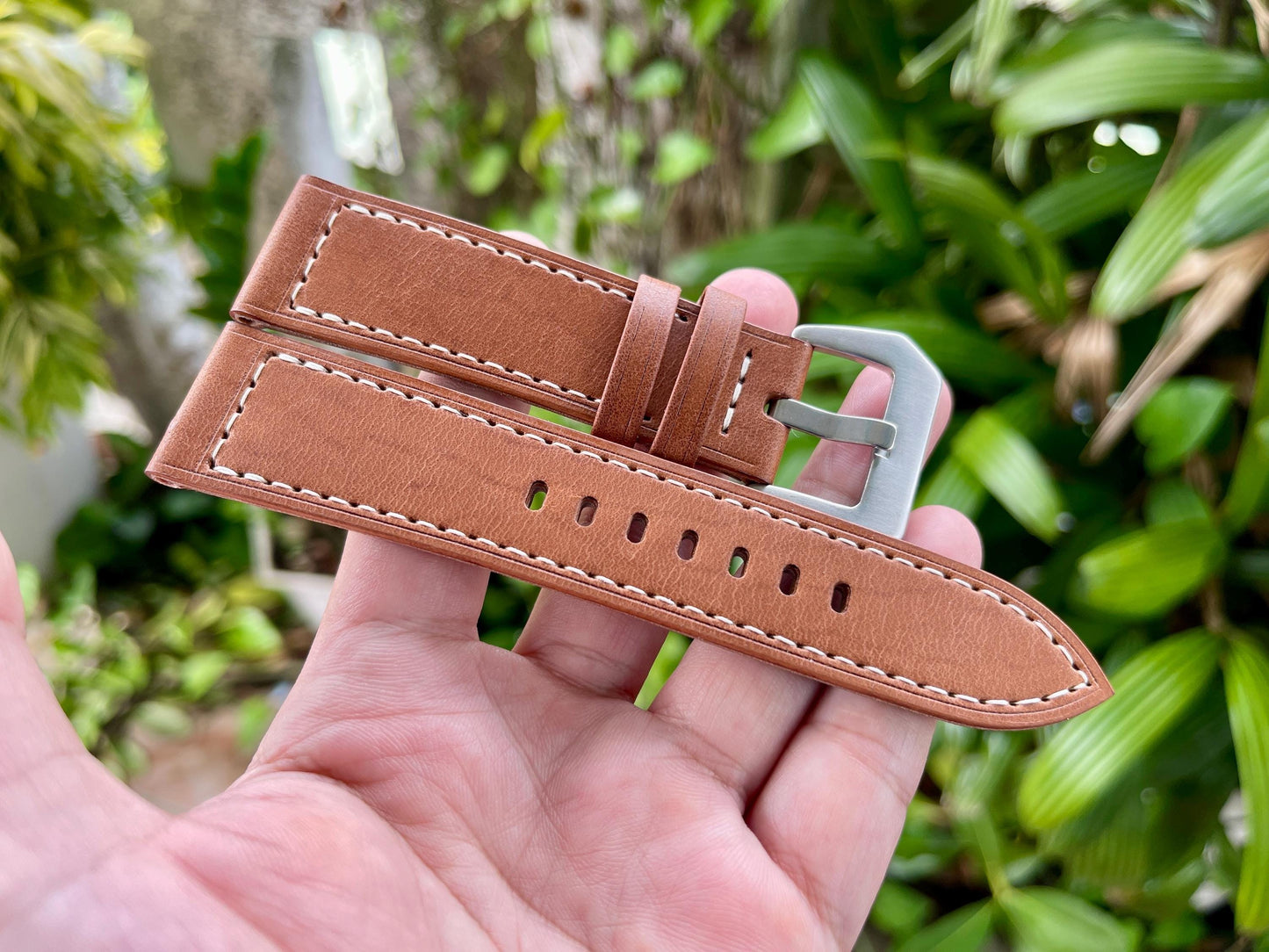Horween Leather Watch Strap For Panerai