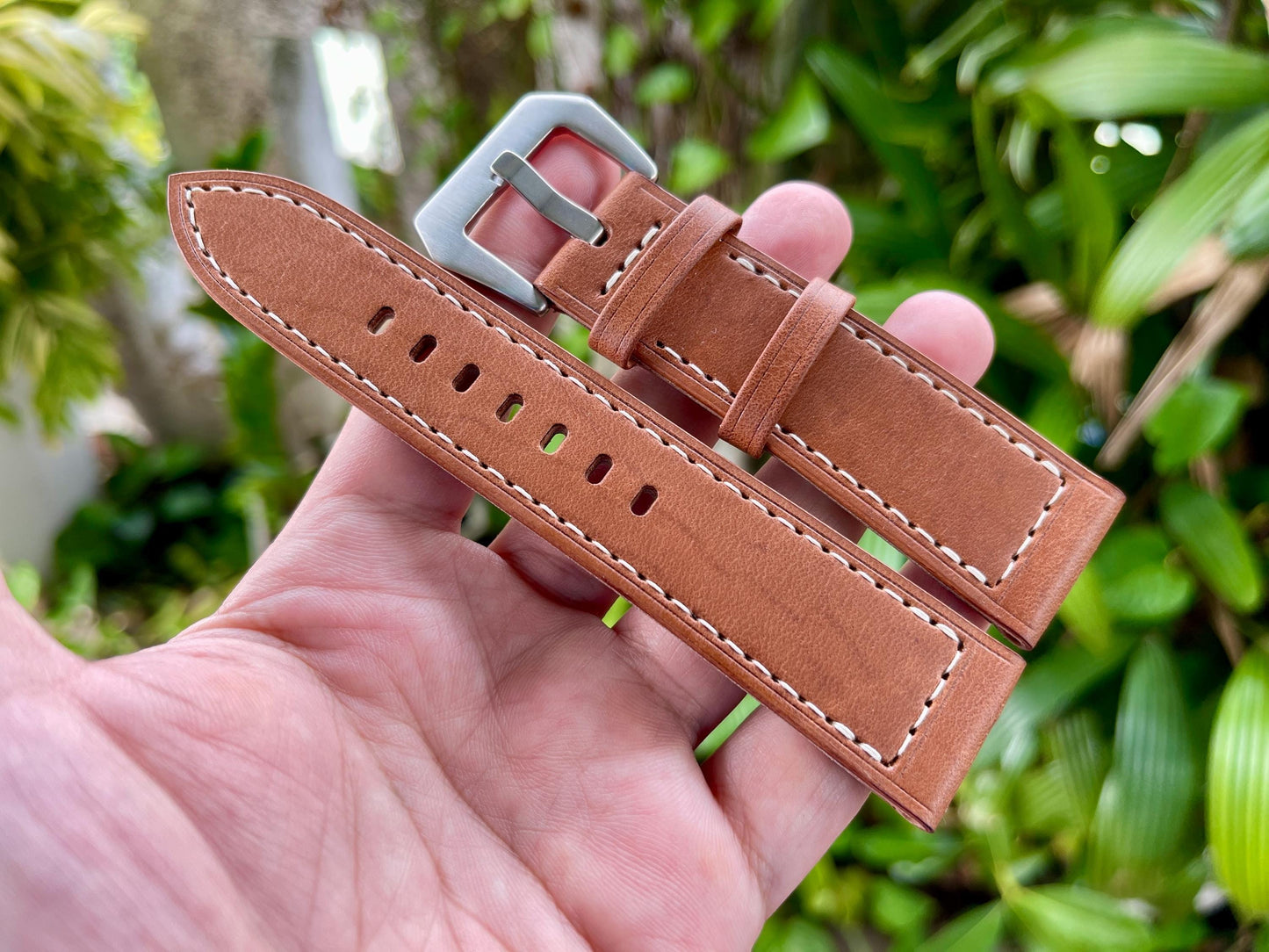 Horween Leather Watch Strap For Panerai