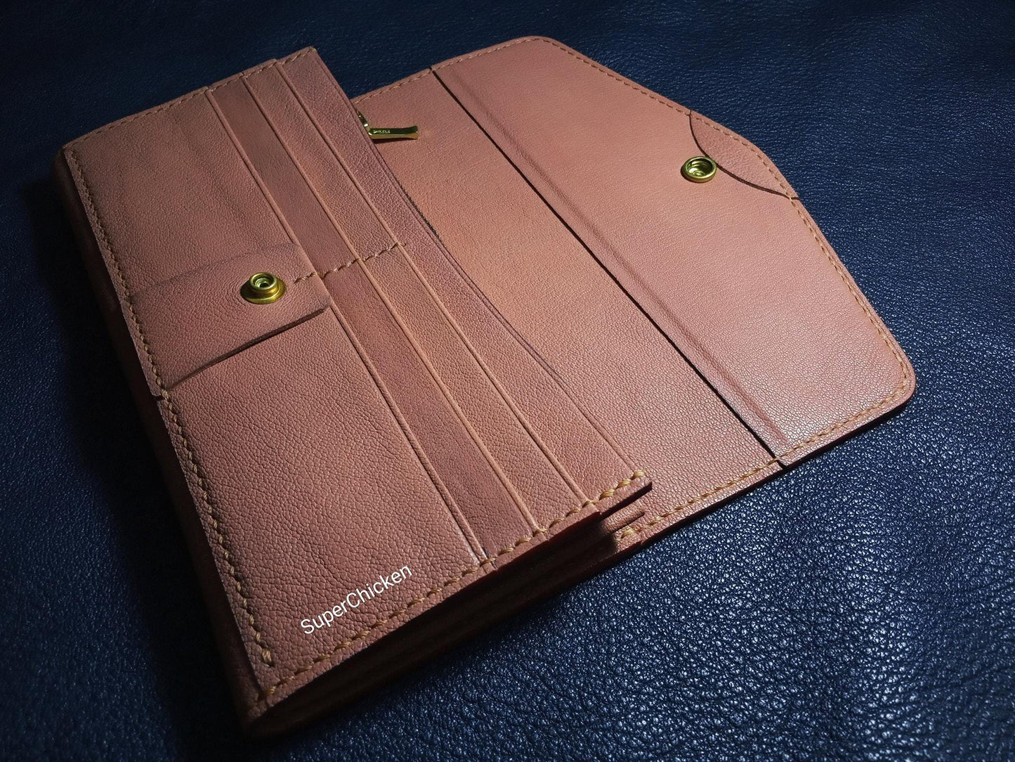 DXF Pattern Long Wallet, Fully Editable Vector Files for Laser Cutter