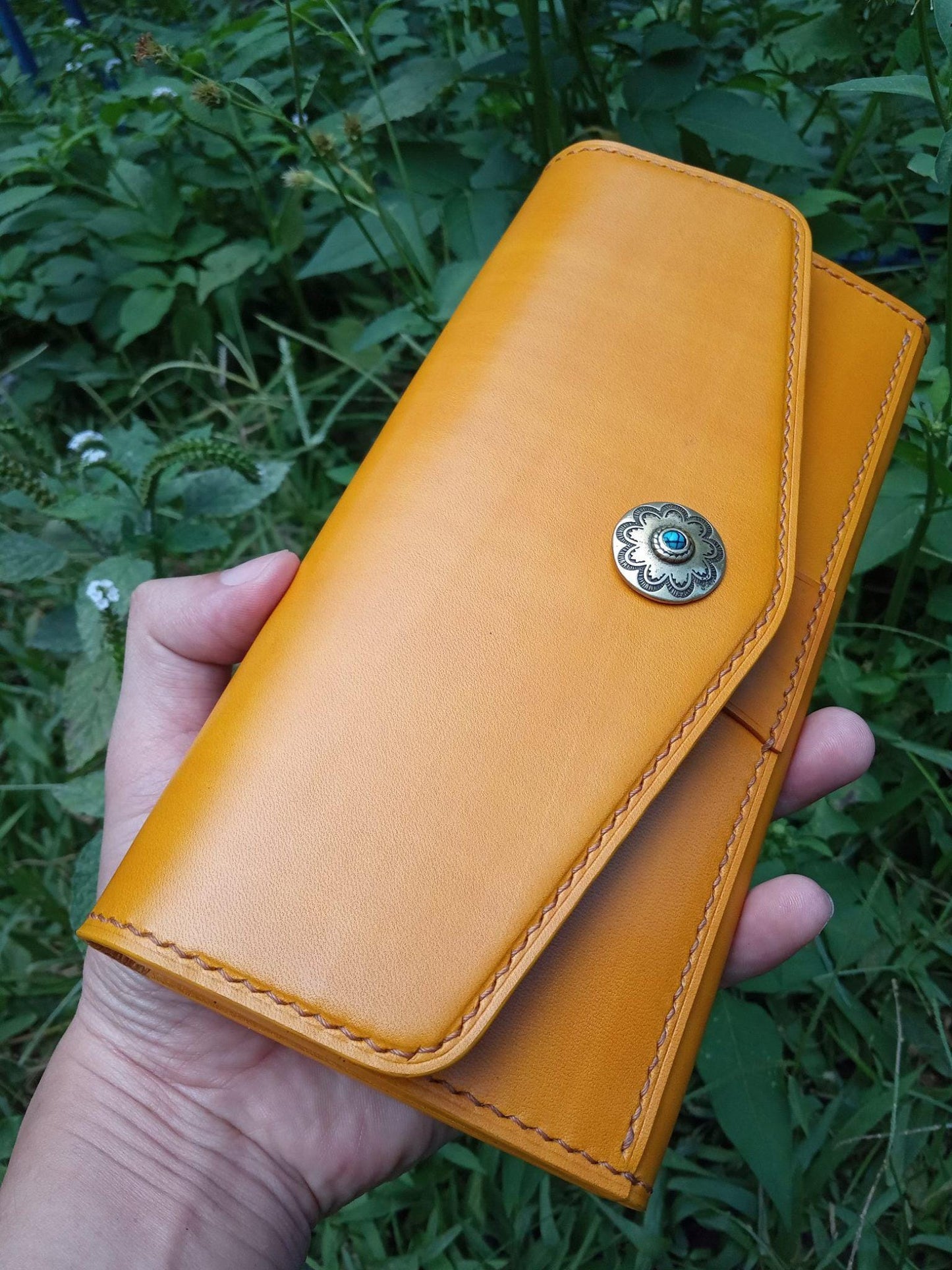 DXF Pattern Long Wallet, Fully Editable Vector Files for Laser Cutter